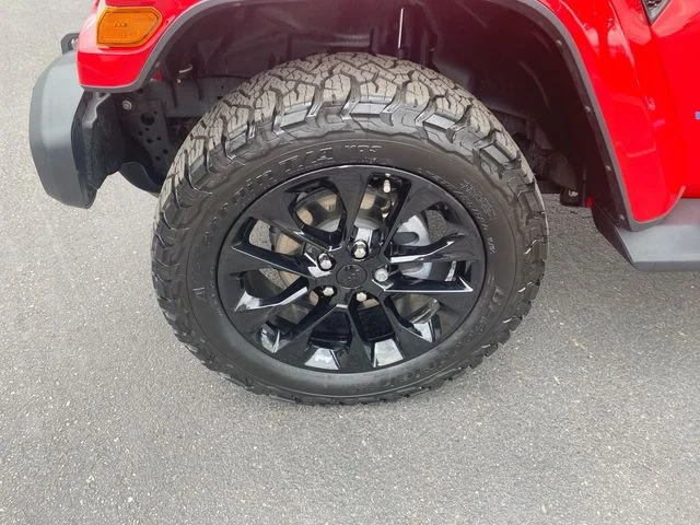 Used 2021 Red Jeep Unlimited Sahara 4xe image 10