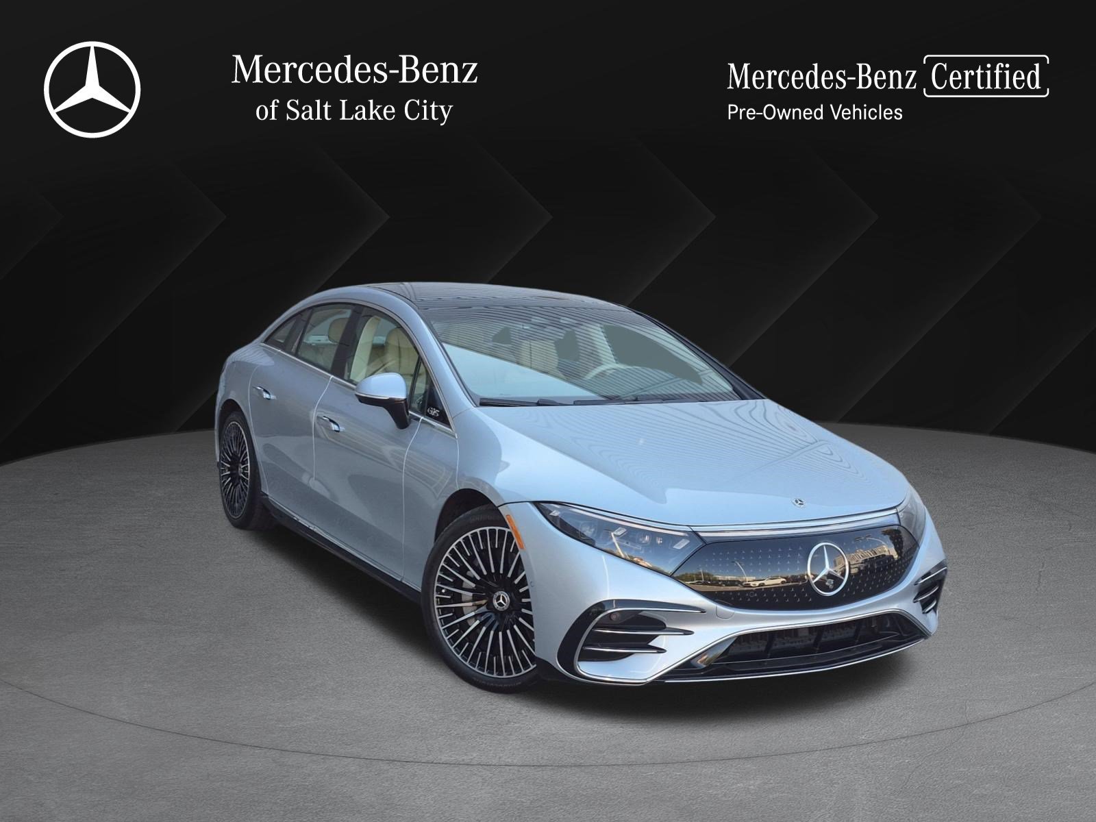 Certified Used 2024 Cirrus Silver Metallic Mercedes-Benz EQS 580 image 1
