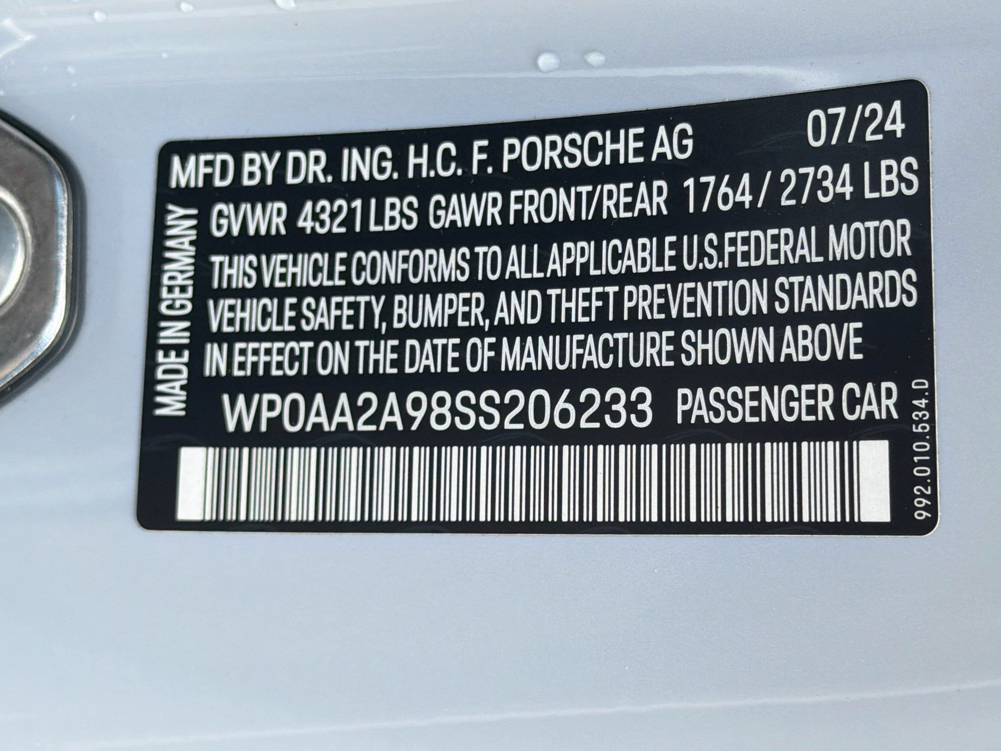 Used 2025 White Porsche Carrera image 42