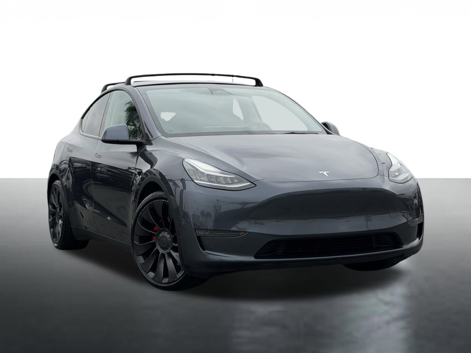 Used 2021 Tesla Model Y Performance with VIN 5YJYGDEF4MF098038 for sale in Covina, CA