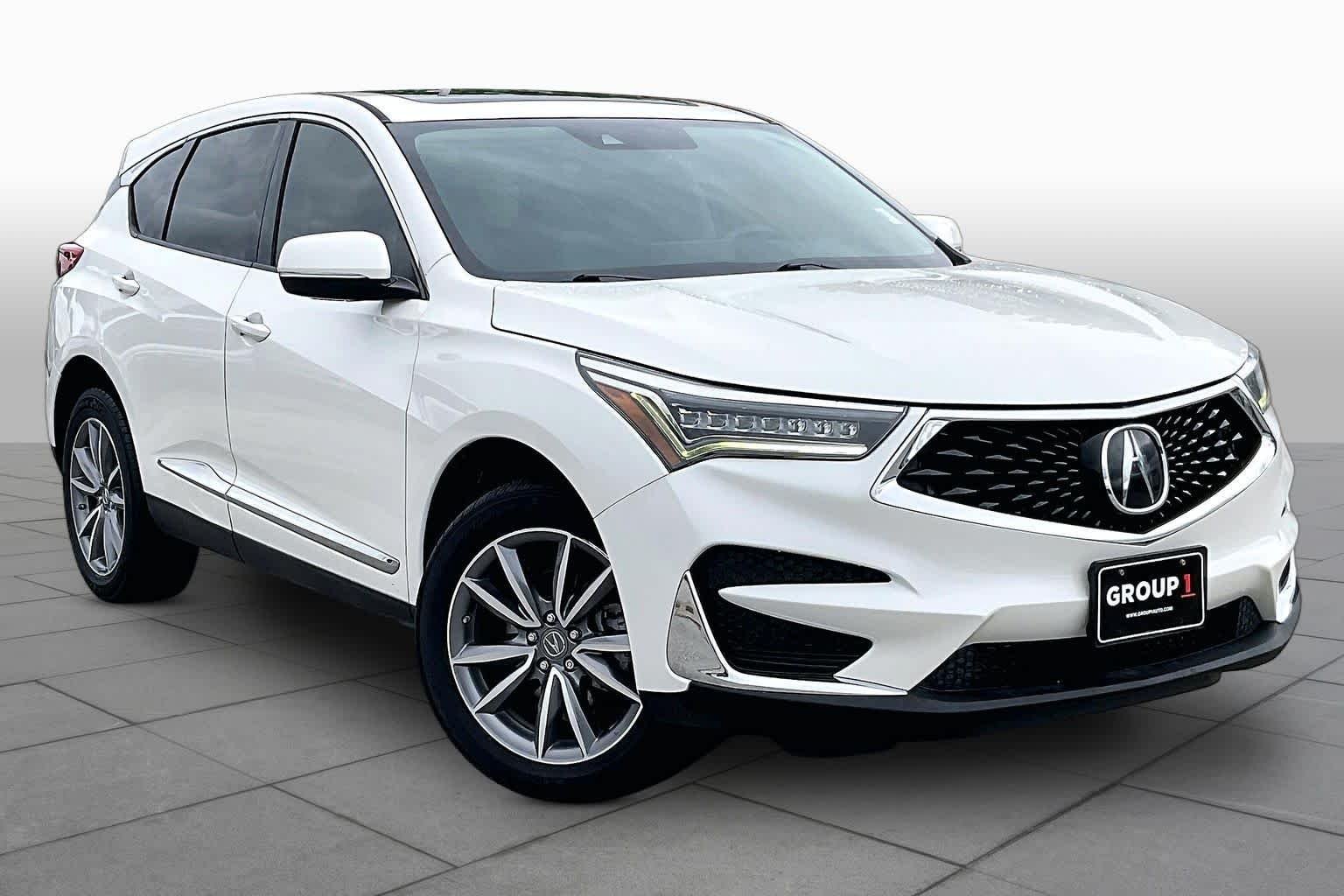 Used 2019 White Diamond Pearl Acura w/Technology Pkg image 3