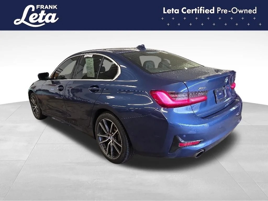 Certified Used 2021 Blue BMW 330i xDrive image 4