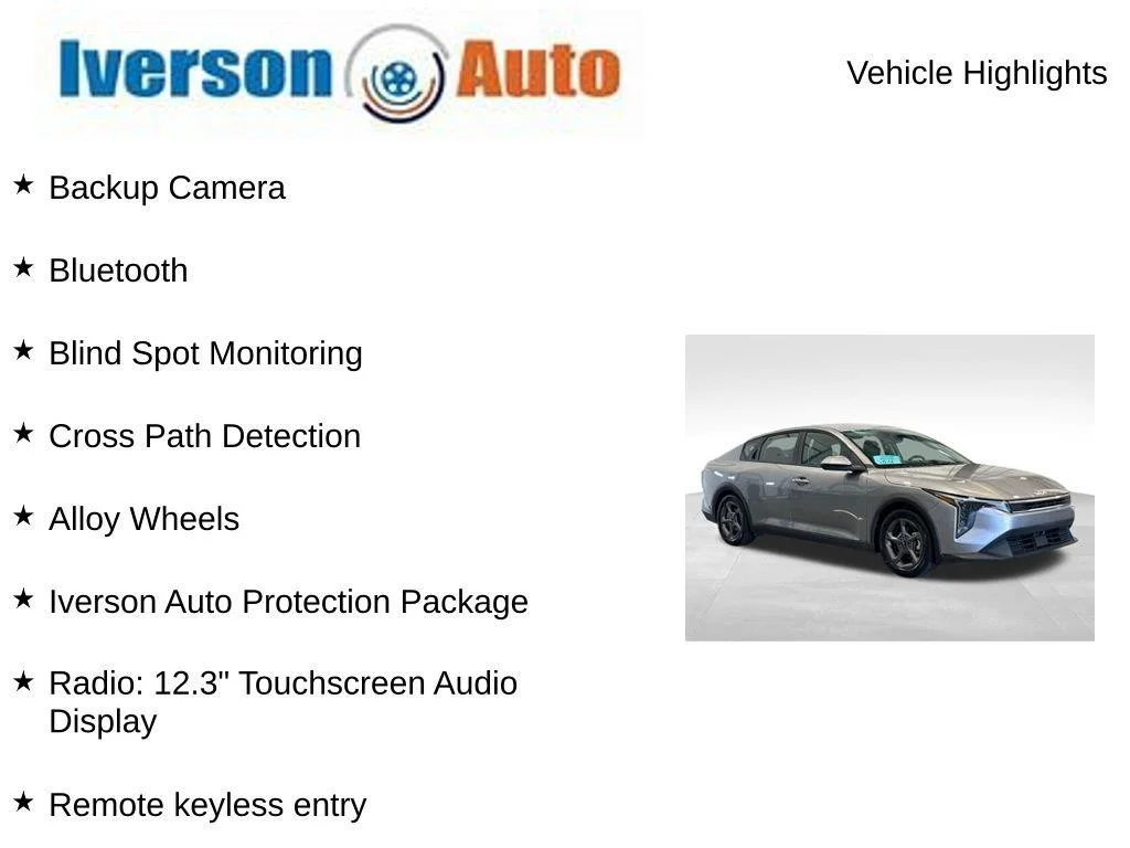 Used 2025 Steel Gray Kia LXS image 2
