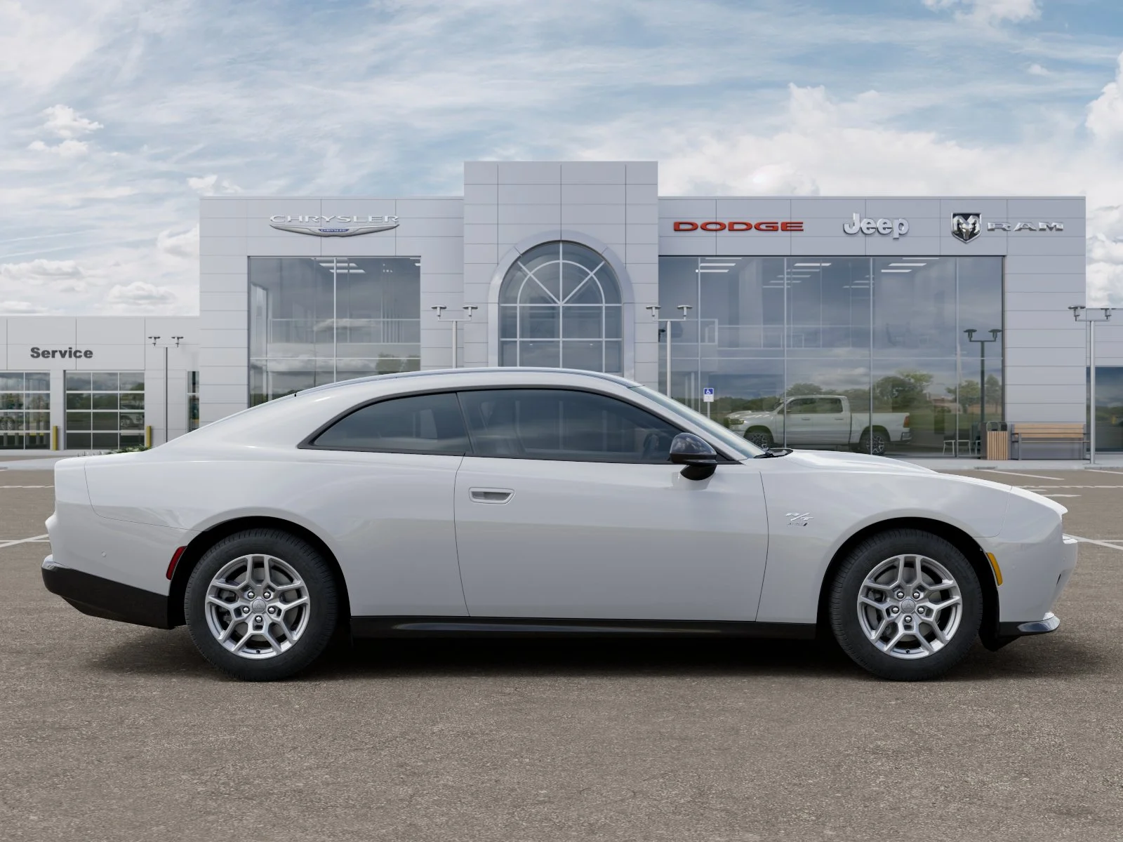 New 2025 White Knuckle Exterior Paint Dodge R/T image 100