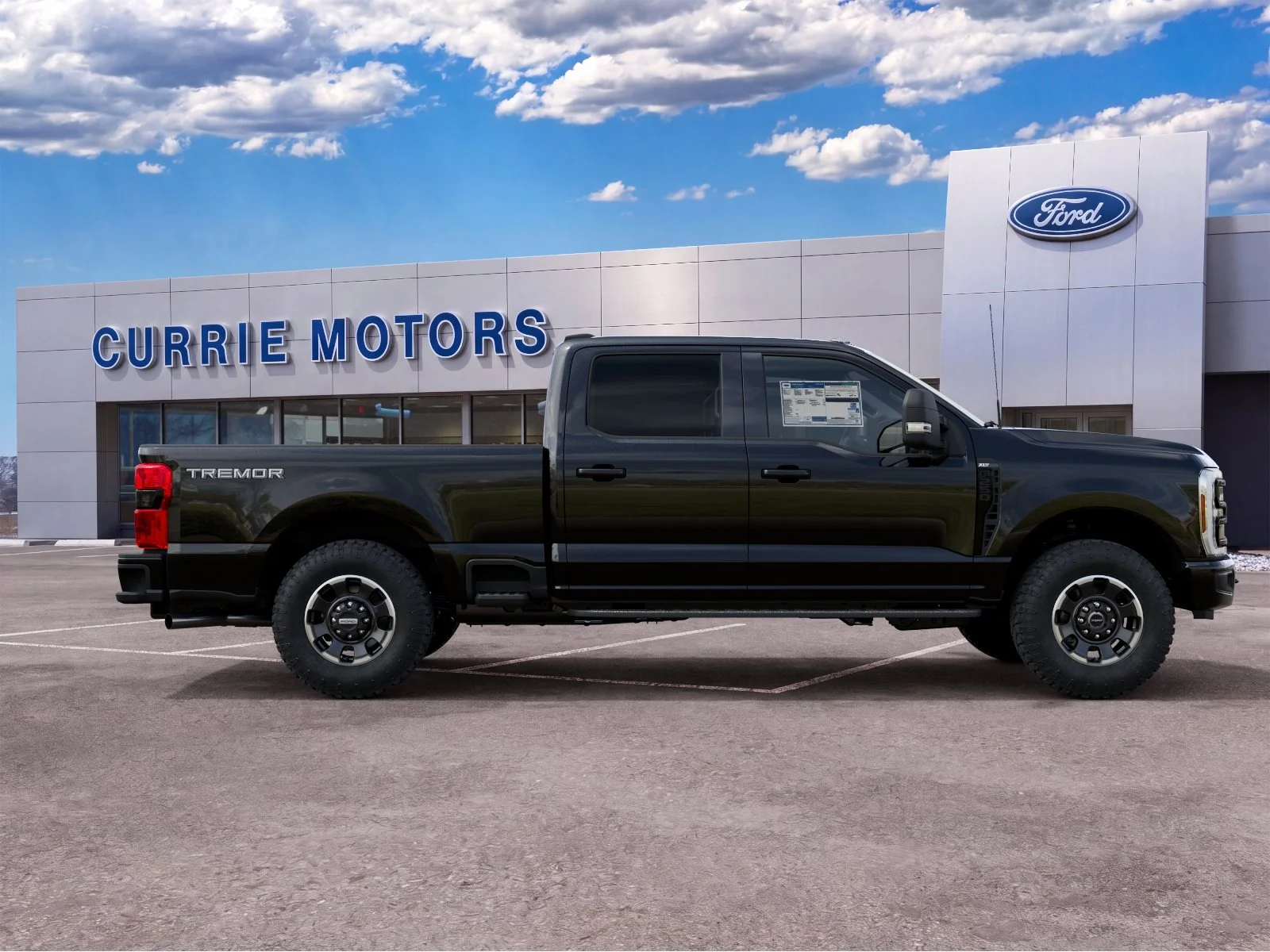 New 2027 Agate Black Metallic Ford XLT image 5