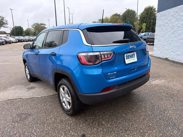 Used 2022 Laser Blue Pearlcoat Jeep Sport image 3