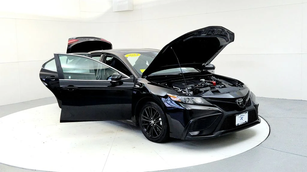 Certified Used 2024 Black Toyota SE image 12