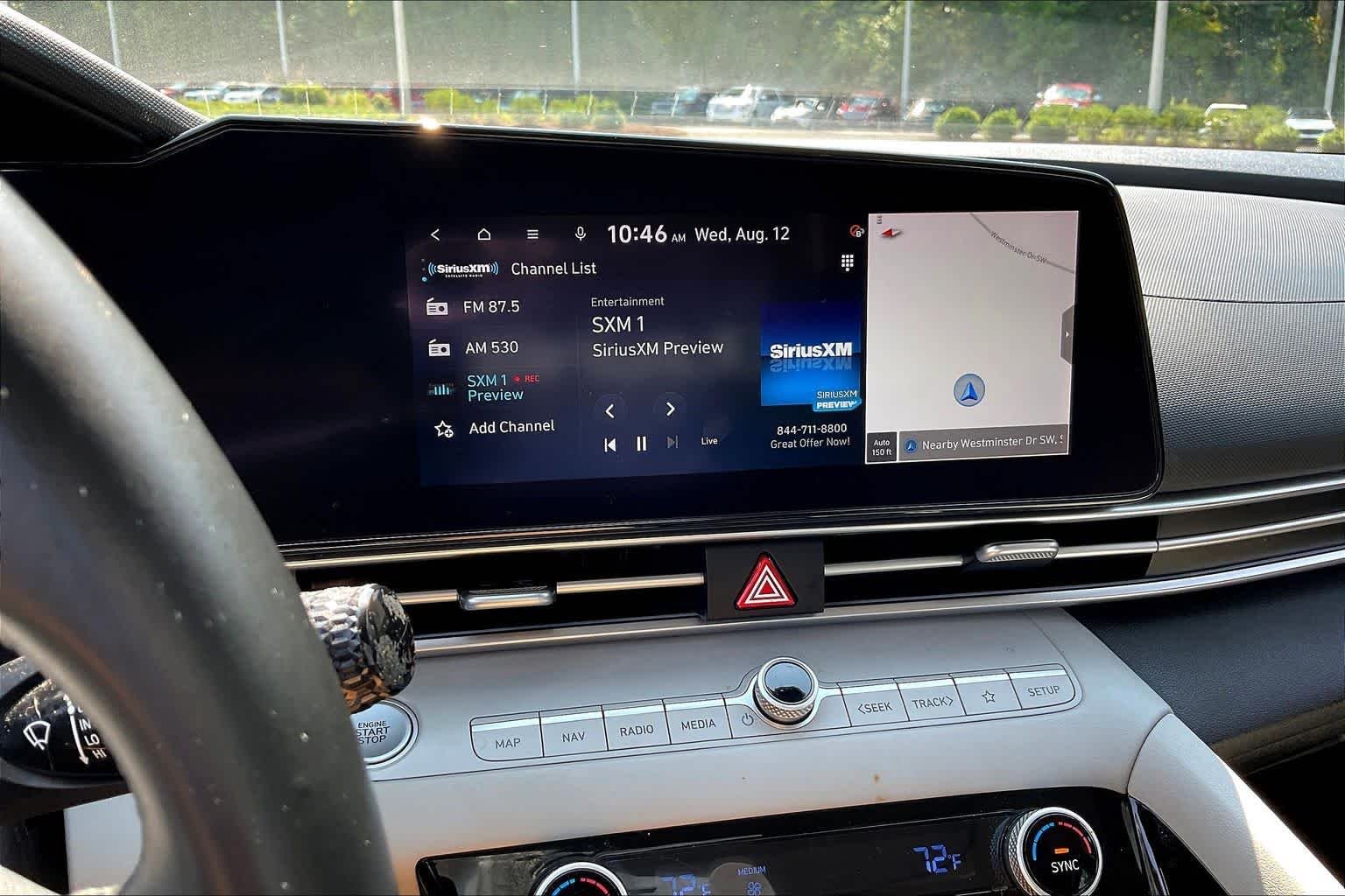 Used 2022 Scarlet Red Pearl Hyundai Limited image 64
