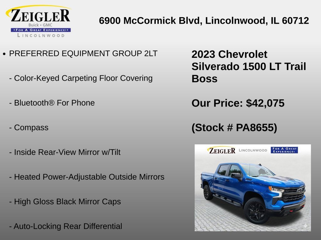 2023 Chevrolet Silverado 1500 LT Trail Boss - Photo 12