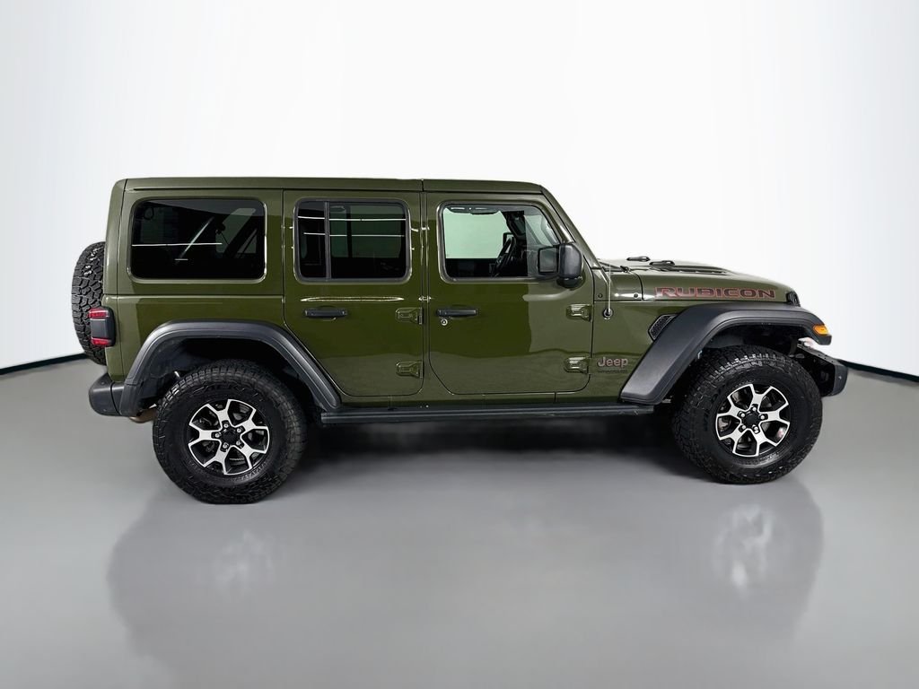 Used 2021 Green Jeep Unlimited Rubicon image 8