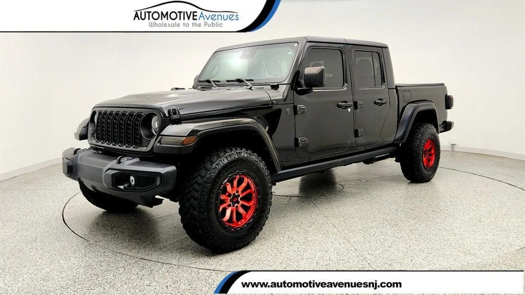 Used 2024 Black Clearcoat Jeep Willys 4x4 image 1
