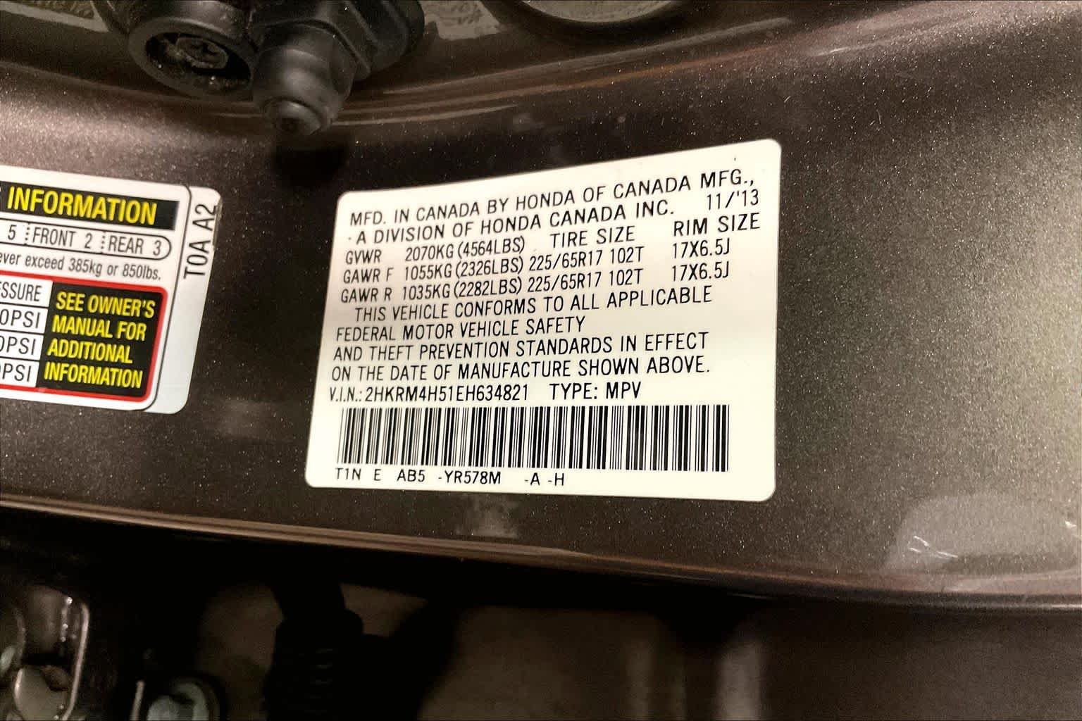 Used 2014 Urban Titanium Metallic Honda EX image 36