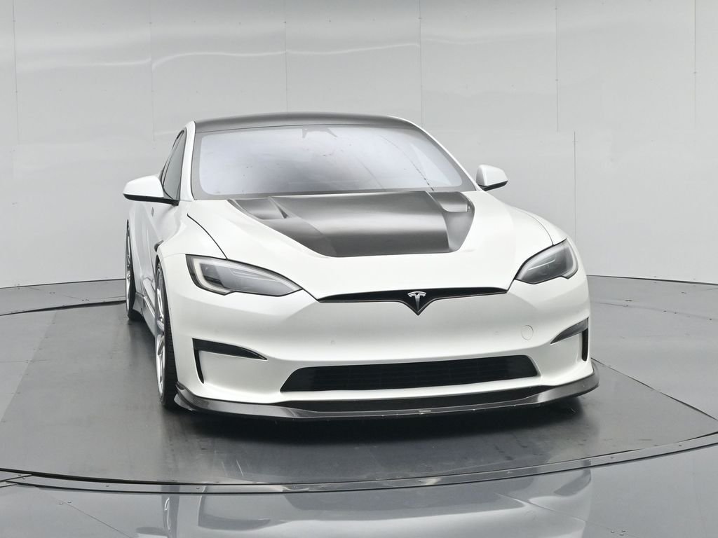 Used 2022 White Tesla Plaid image 53