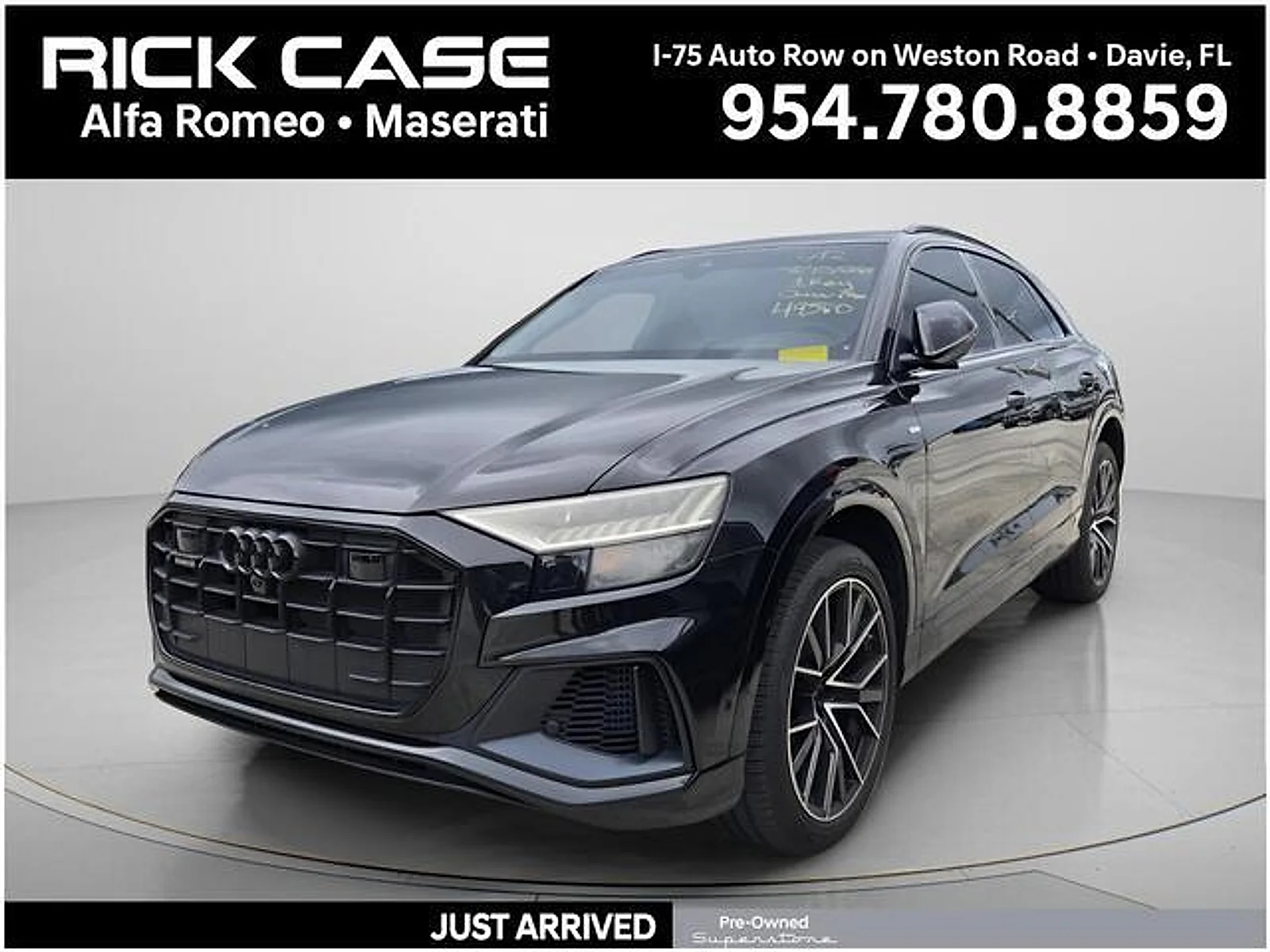 Used 2023 Mythos Black Metallic Audi Premium Plus 55 TFSI quattro Tiptronic image 1