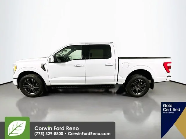 Used 2022 Space White Metallic Ford Lariat image 4