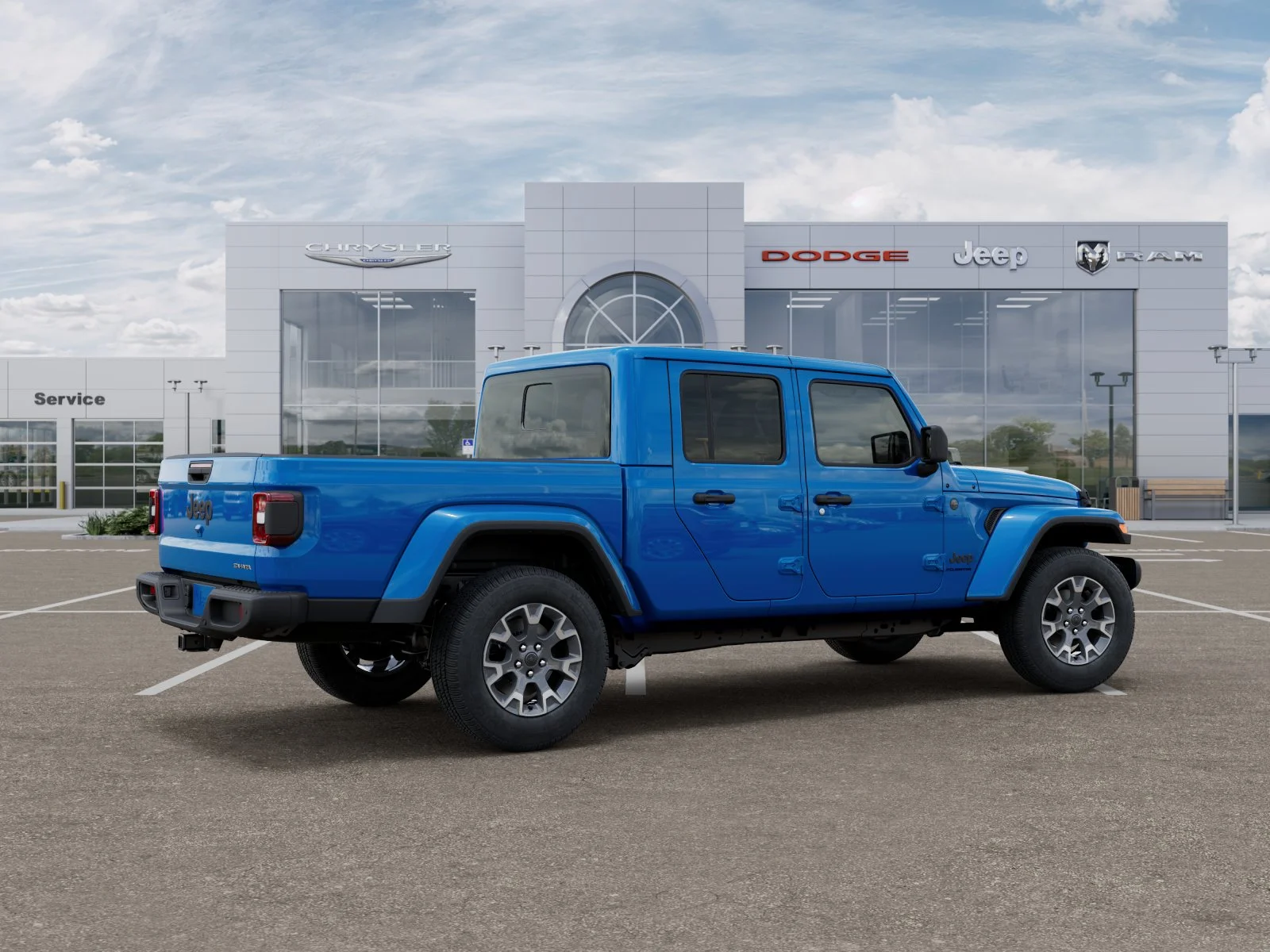 New 2026 Hydro Blue Pearl-Coat Exterior Paint Jeep Sahara image 4