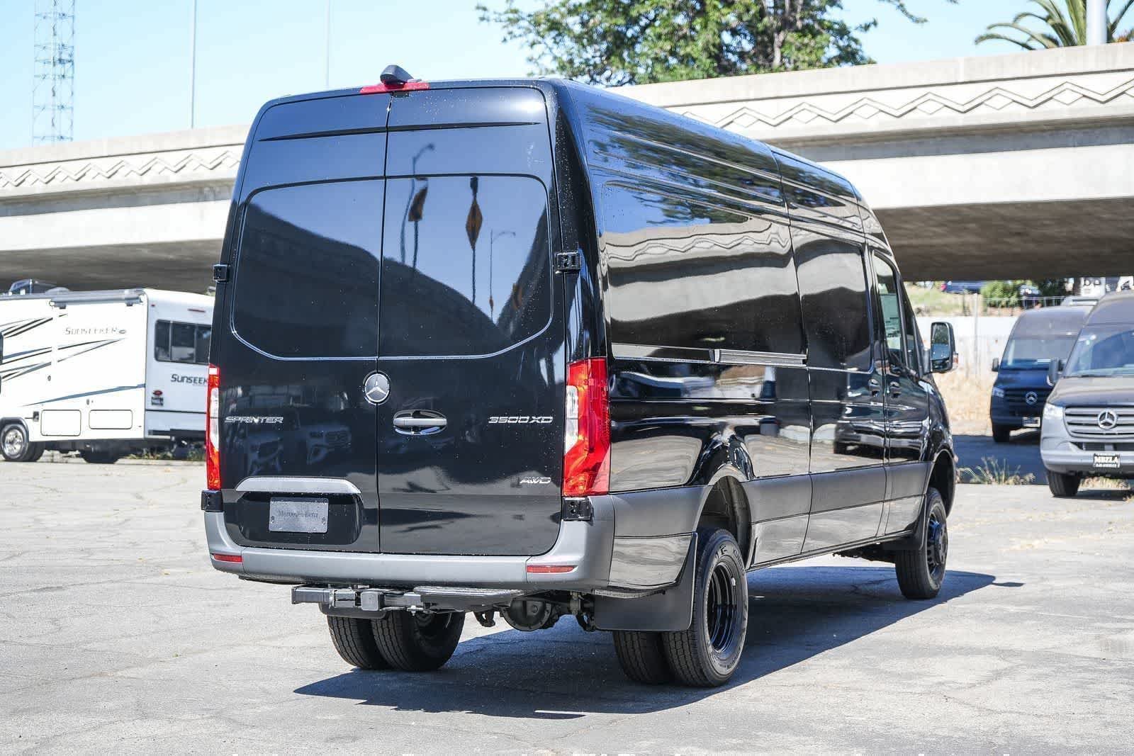 New 2026 Jet Black Mercedes-Benz Cargo 170WB High Roof Dually AWD 2.0L I4 Diesel Tu image 6