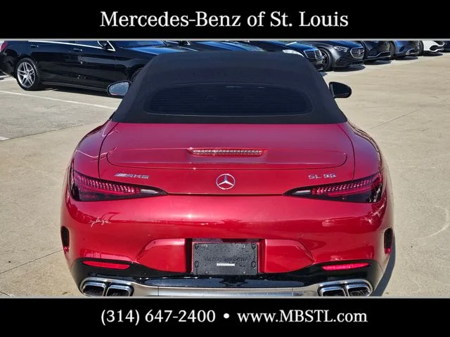 Certified Used 2022 Red Mercedes-Benz SL 55 AMG® image 3
