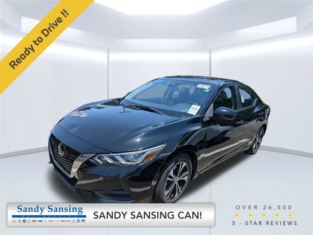 Used 2022 Black Nissan SV image 1