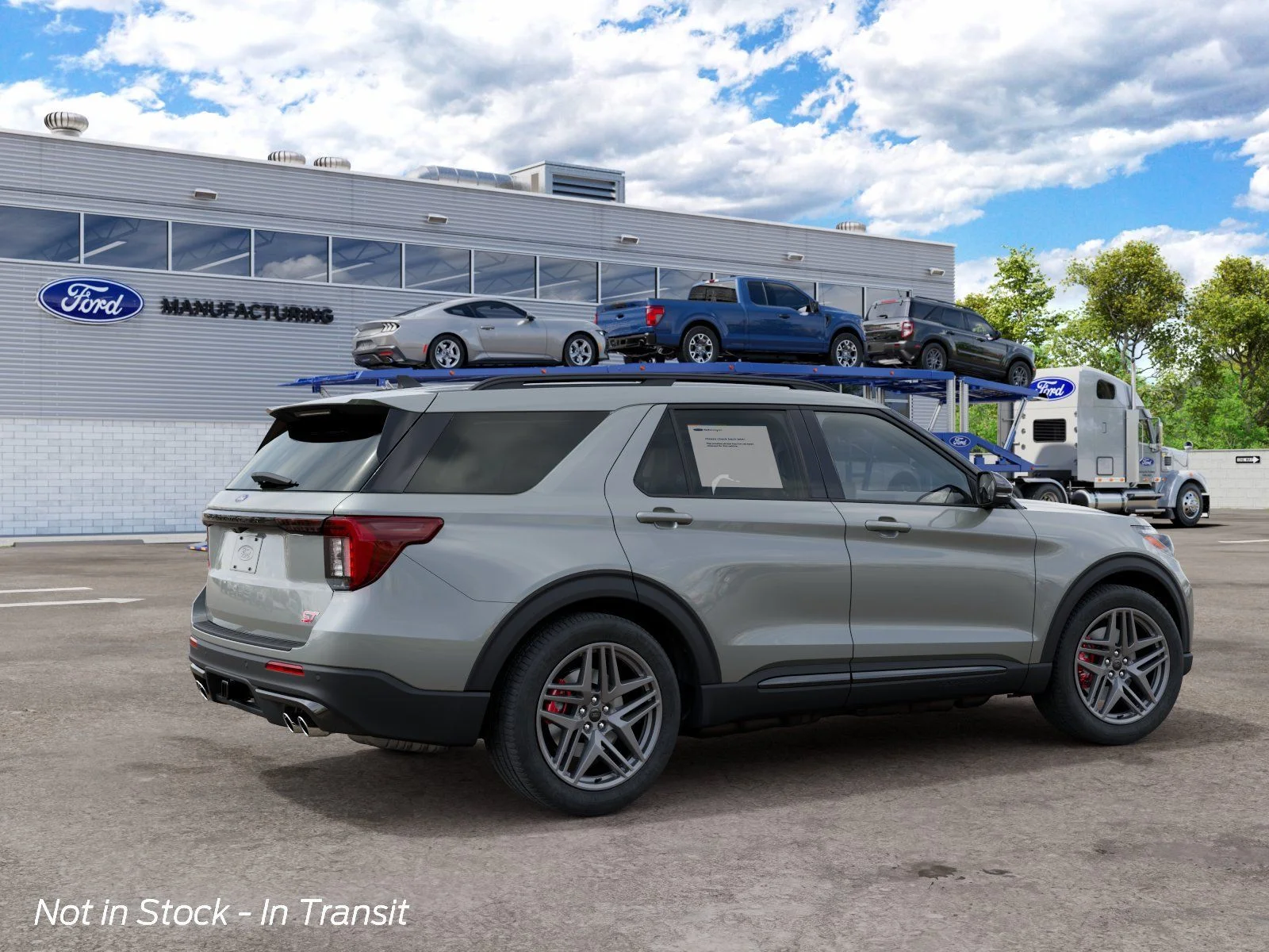 New 2027 Avalanche Gray Ford ST image 7