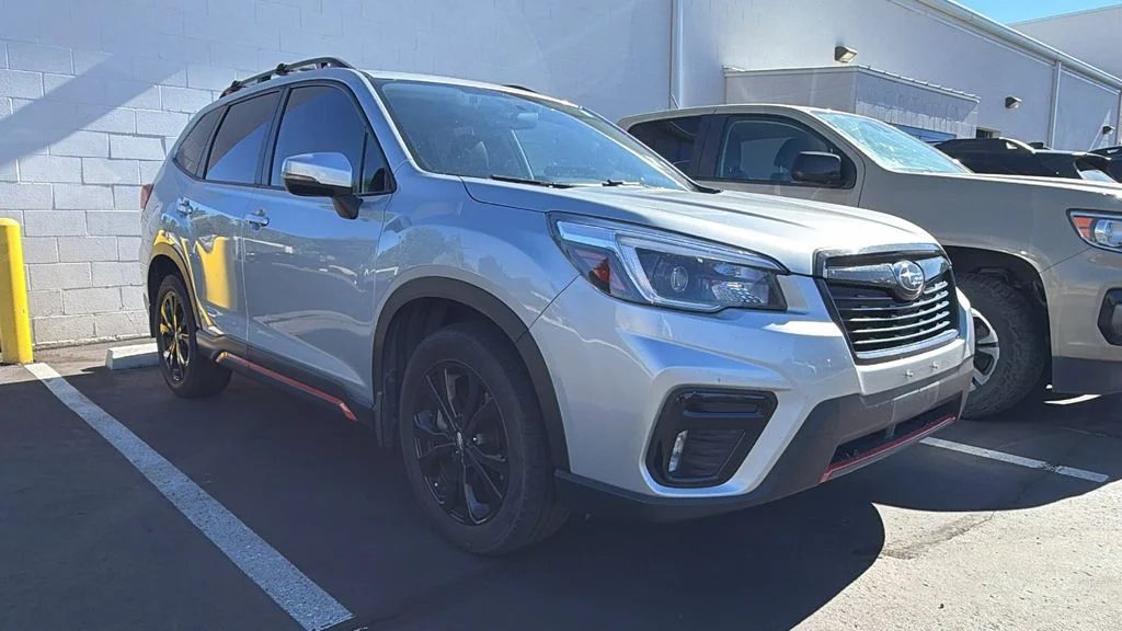 Used 2021 Ice Silver Metallic Subaru Sport image 1