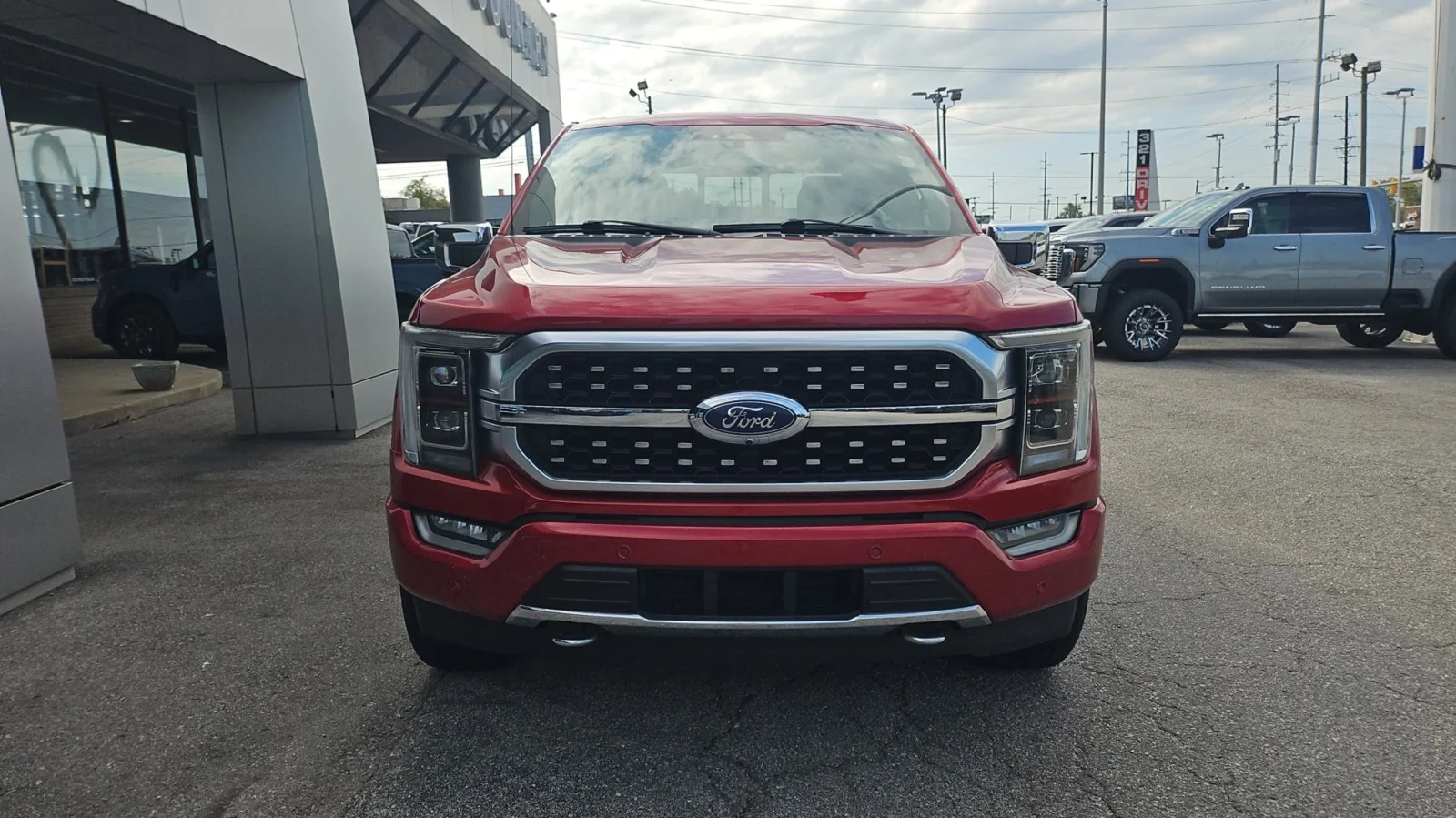 Used 2021 Red Ford Platinum 4WD image 7