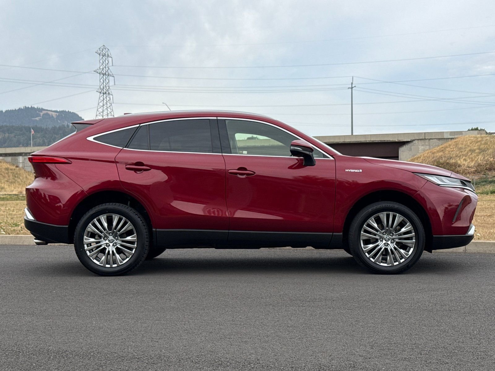 Used 2021 Red Toyota Limited image 2