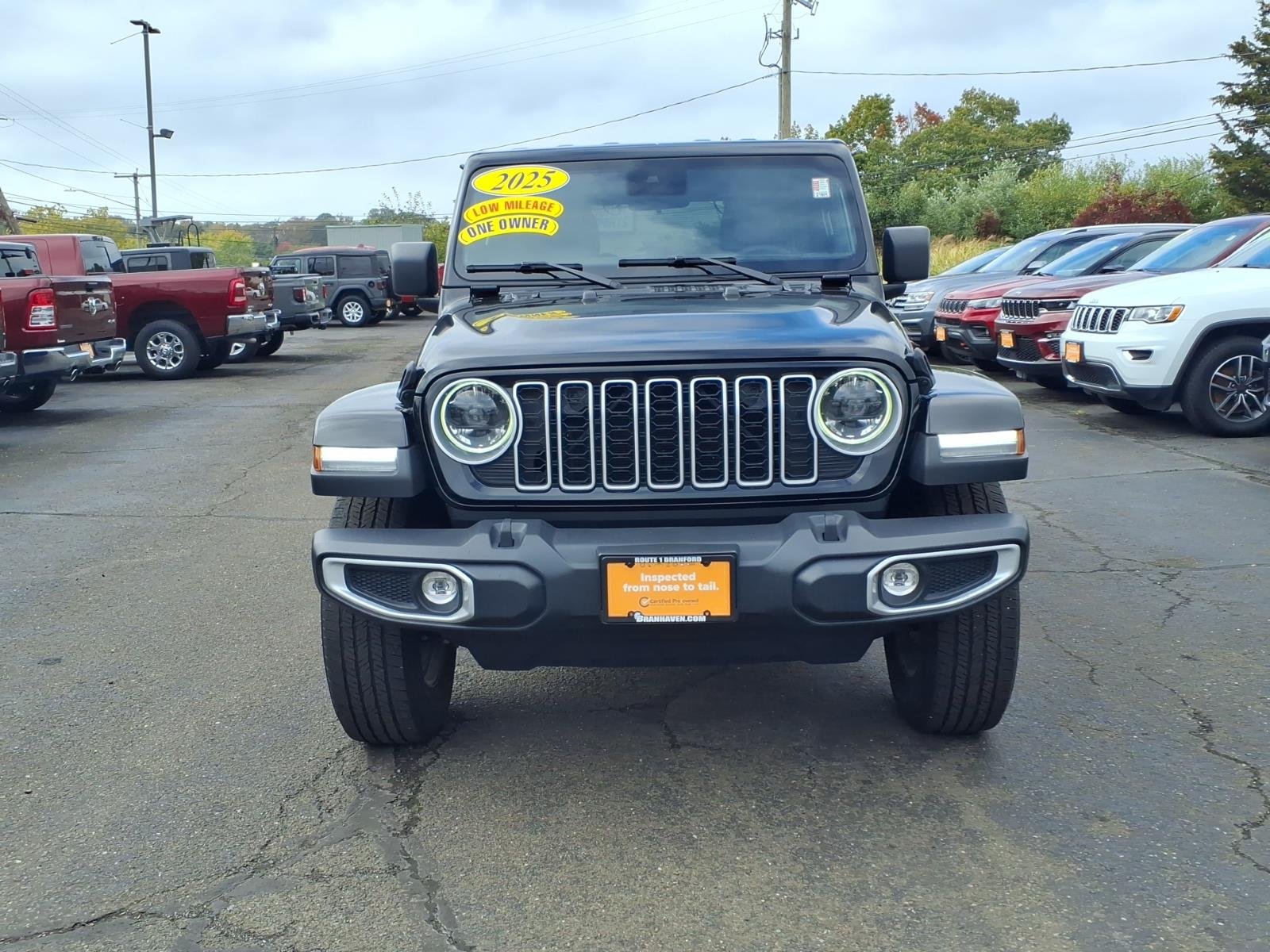 Certified Used 2025 Black Jeep Sahara image 2