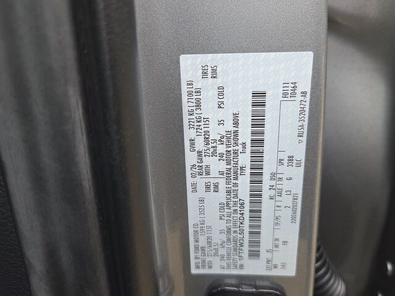 New 2026 Iconic Silver Metallic Ford XLT image 5
