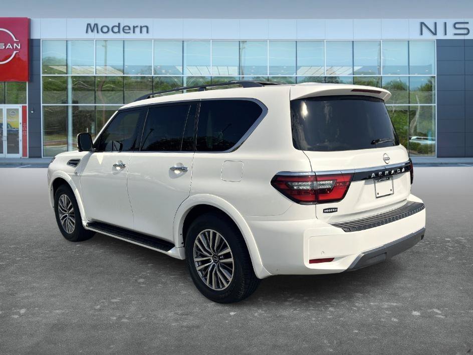 Used 2022 Aspen White TriCoat Pearl Nissan SL image 7