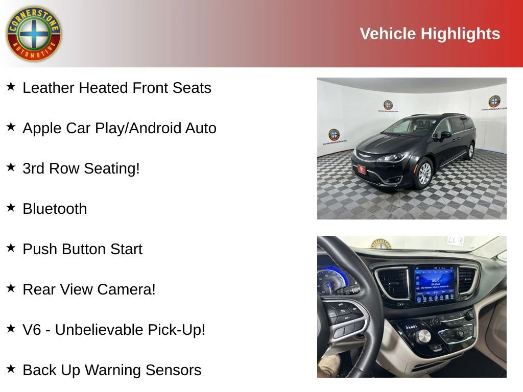 Used 2017 Chrysler Pacifica Touring-L with VIN 2C4RC1BG1HR823892 for sale in Elk River, Minnesota