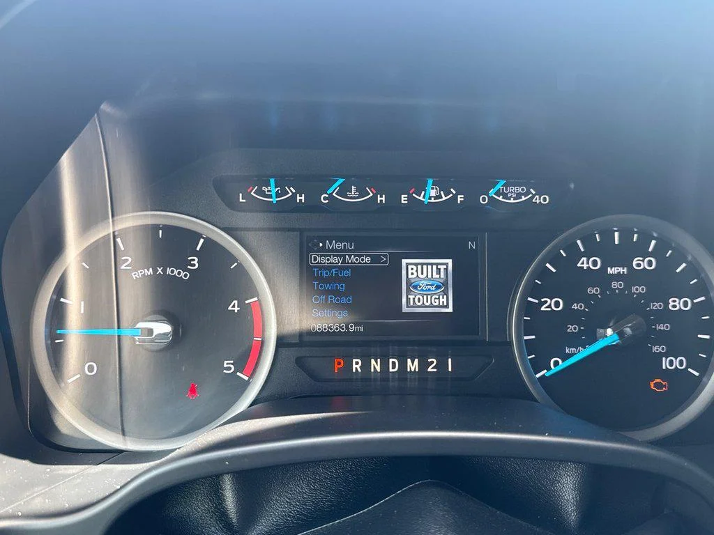 Used 2019 Magnetic Metallic Ford XLT 4WD Crew Cab 6.75 Box image 18