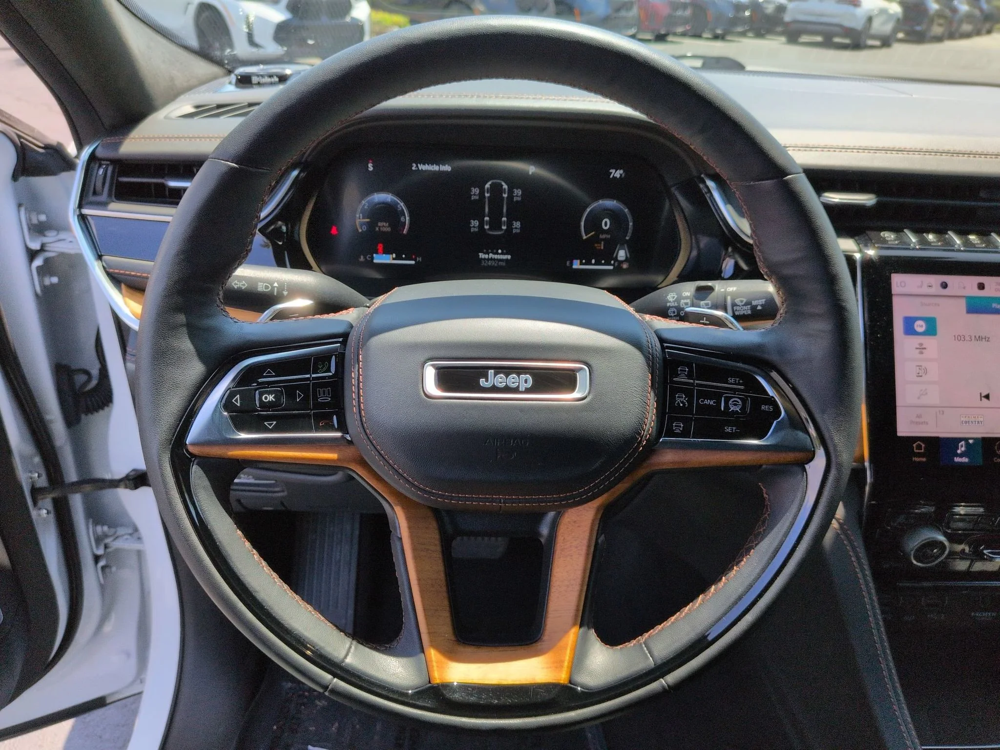 Used 2023 Bright White Clearcoat Jeep Summit Reserve image 16