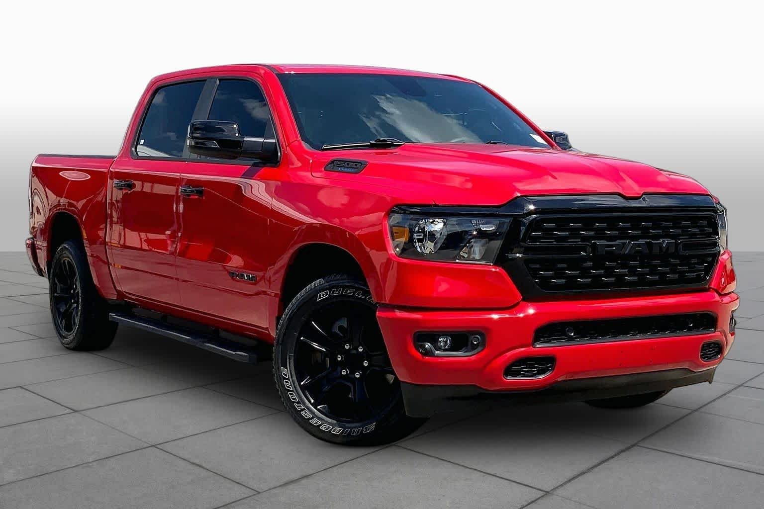 Used 2023 Flame Red Clearcoat Ram Big Horn image 3