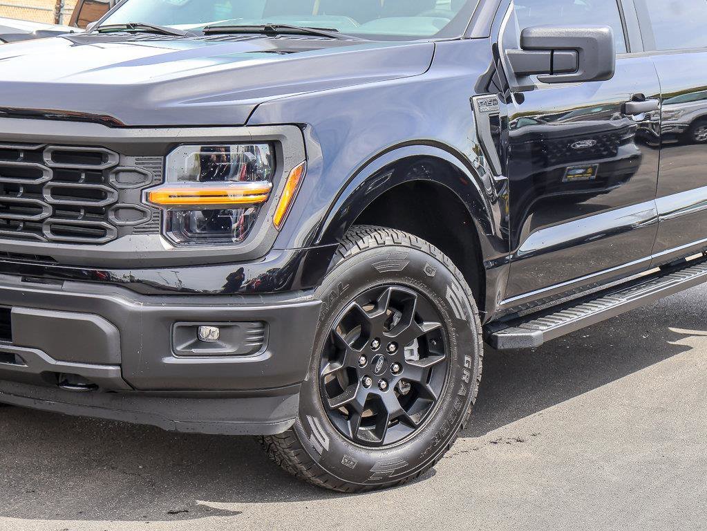 Used 2024 Agate Black Metallic Ford STX image 4