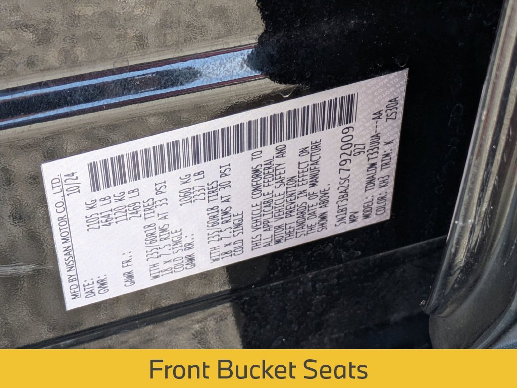 Used 2025 Black Nissan SV image 26