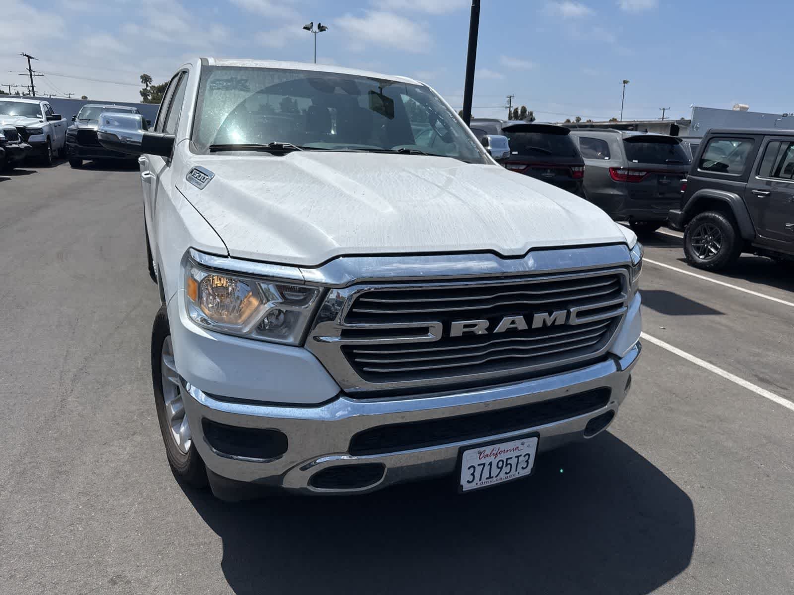 Used 2024 Bright White Clearcoat Ram Laramie image 7