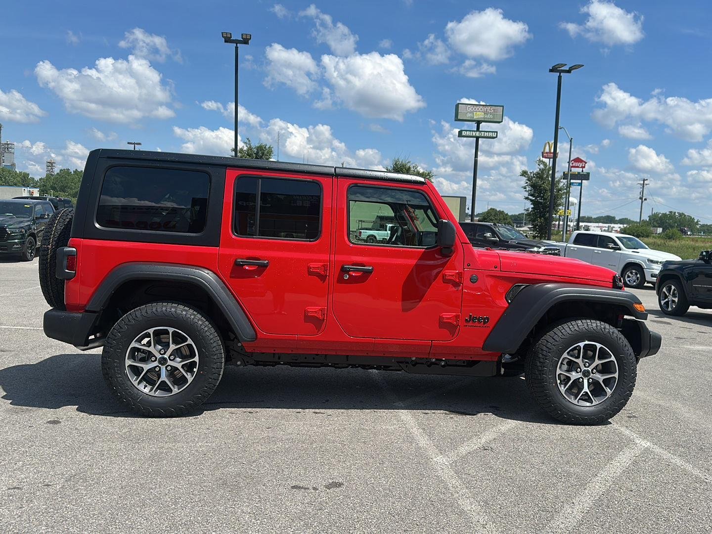 New 2026 Firecracker Red Clear-Coat Exterior Paint Jeep Sport S image 4