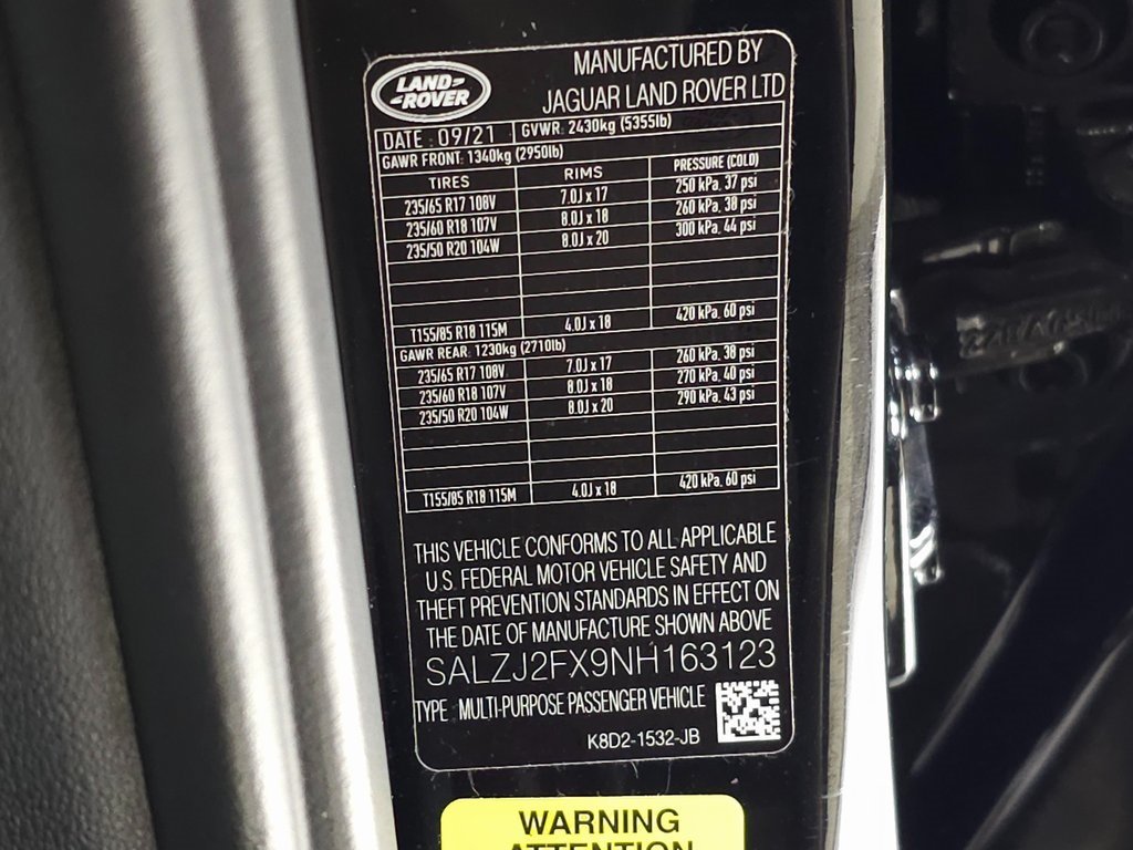 2022 LAND ROVER RANGE ROVER EVOQUE - Image 32