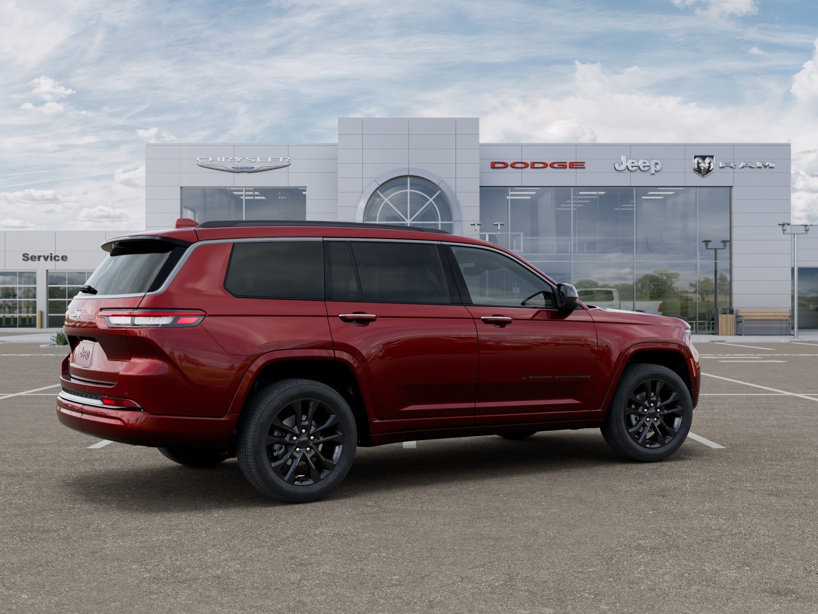 New 2026 Velvet Red Pearl-Coat Exterior Paint Jeep Limited Reserve image 4