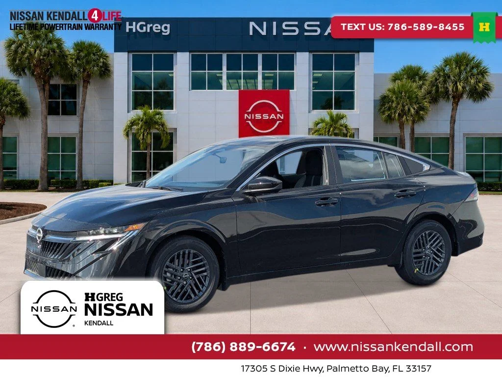 New 2026 Super Black Nissan SV image 1