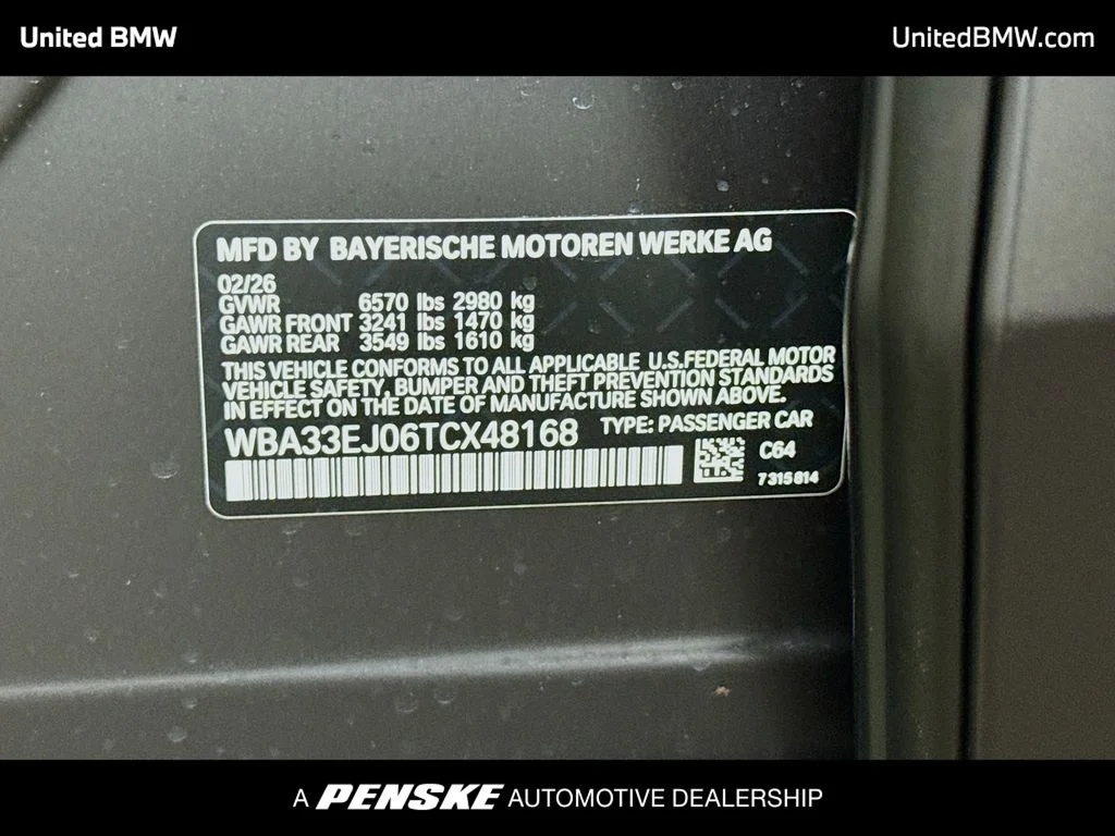 New 2026 Grey BMW 760i xDrive image 16