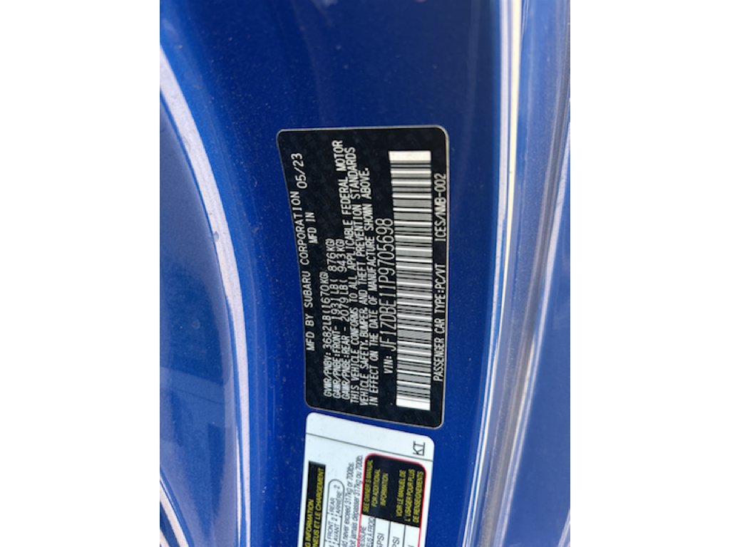 Used 2023 WR Blue Pearl Subaru Limited image 16