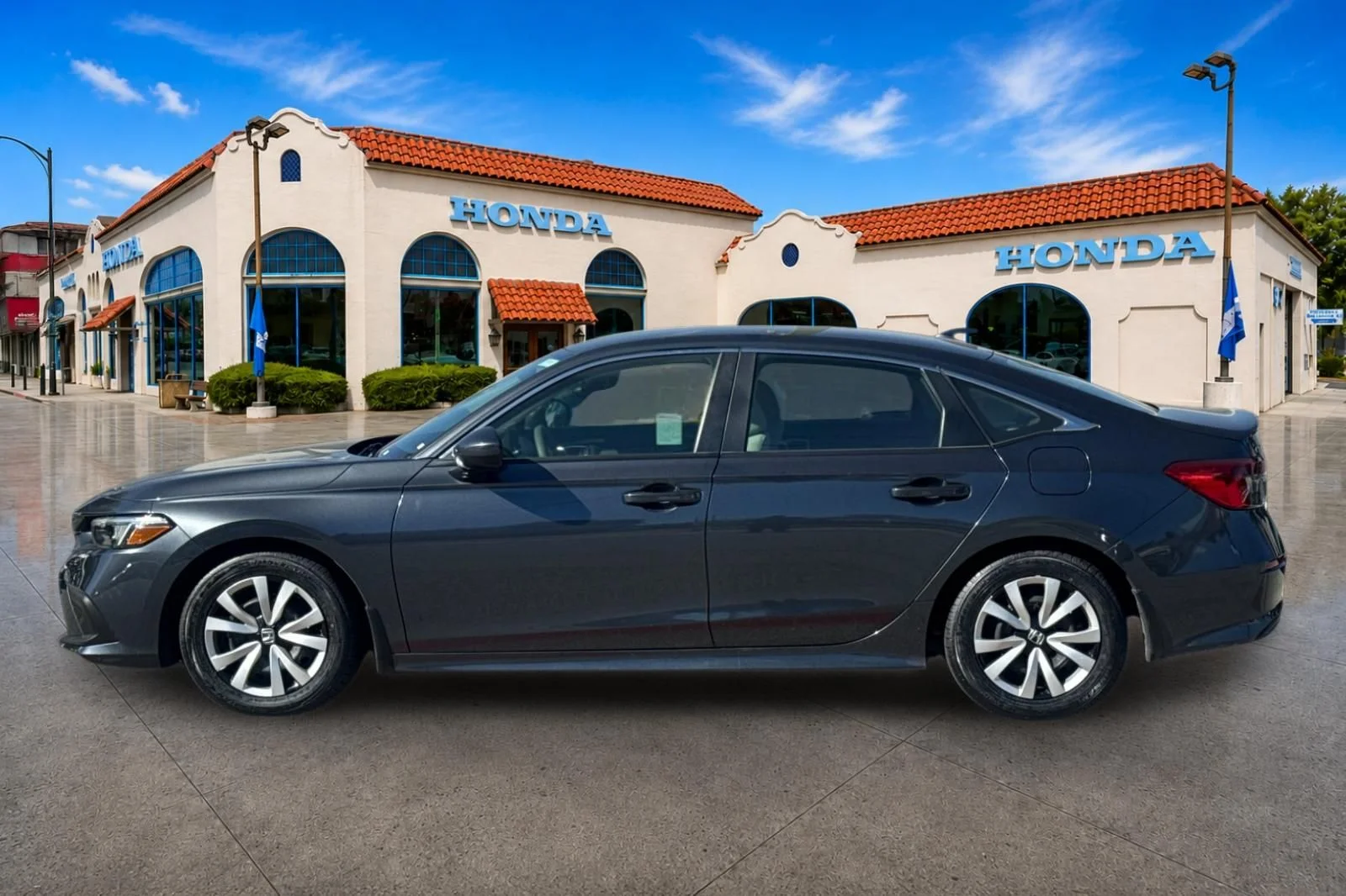 Certified Used 2024 Meteorite Gray Metallic Honda LX image 7