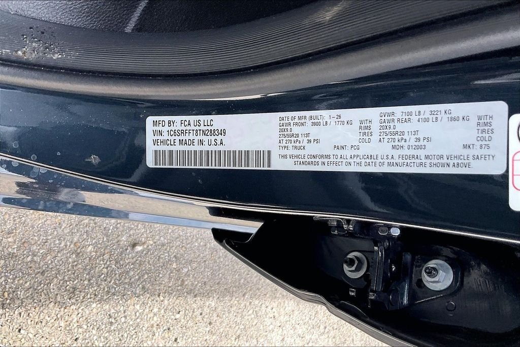 New 2026 Ram 1500 Big Horn/Lone Star 4D Crew Cab