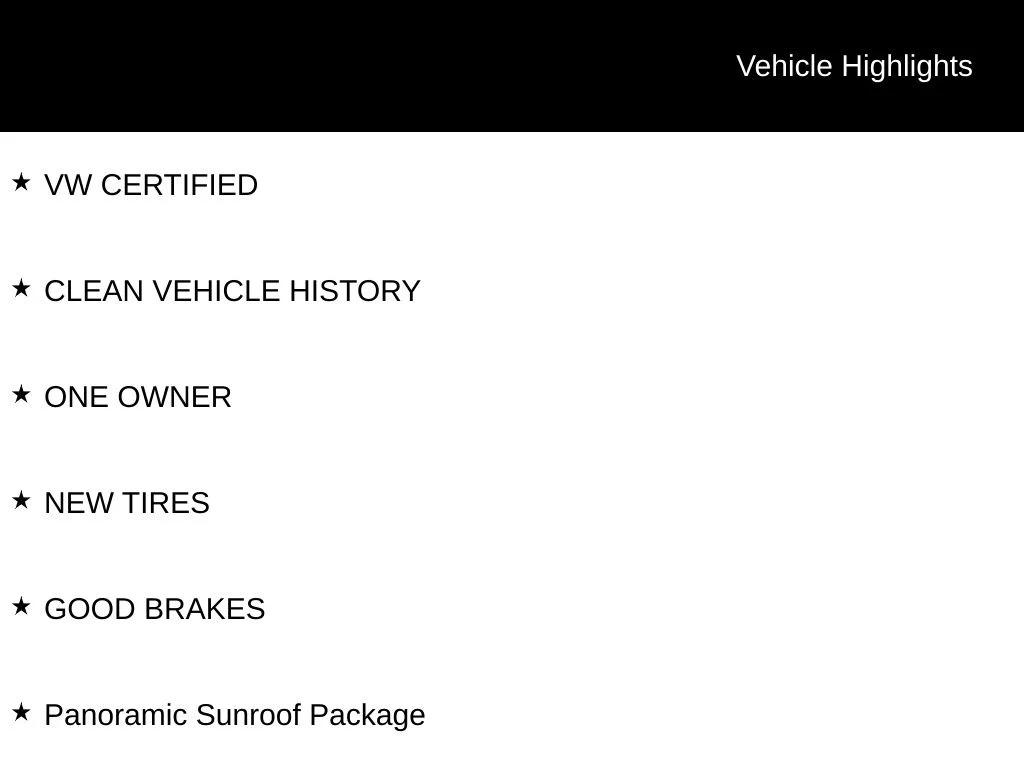 Certified Used 2024 Deep Black Pearl Volkswagen 1.5T SE image 6