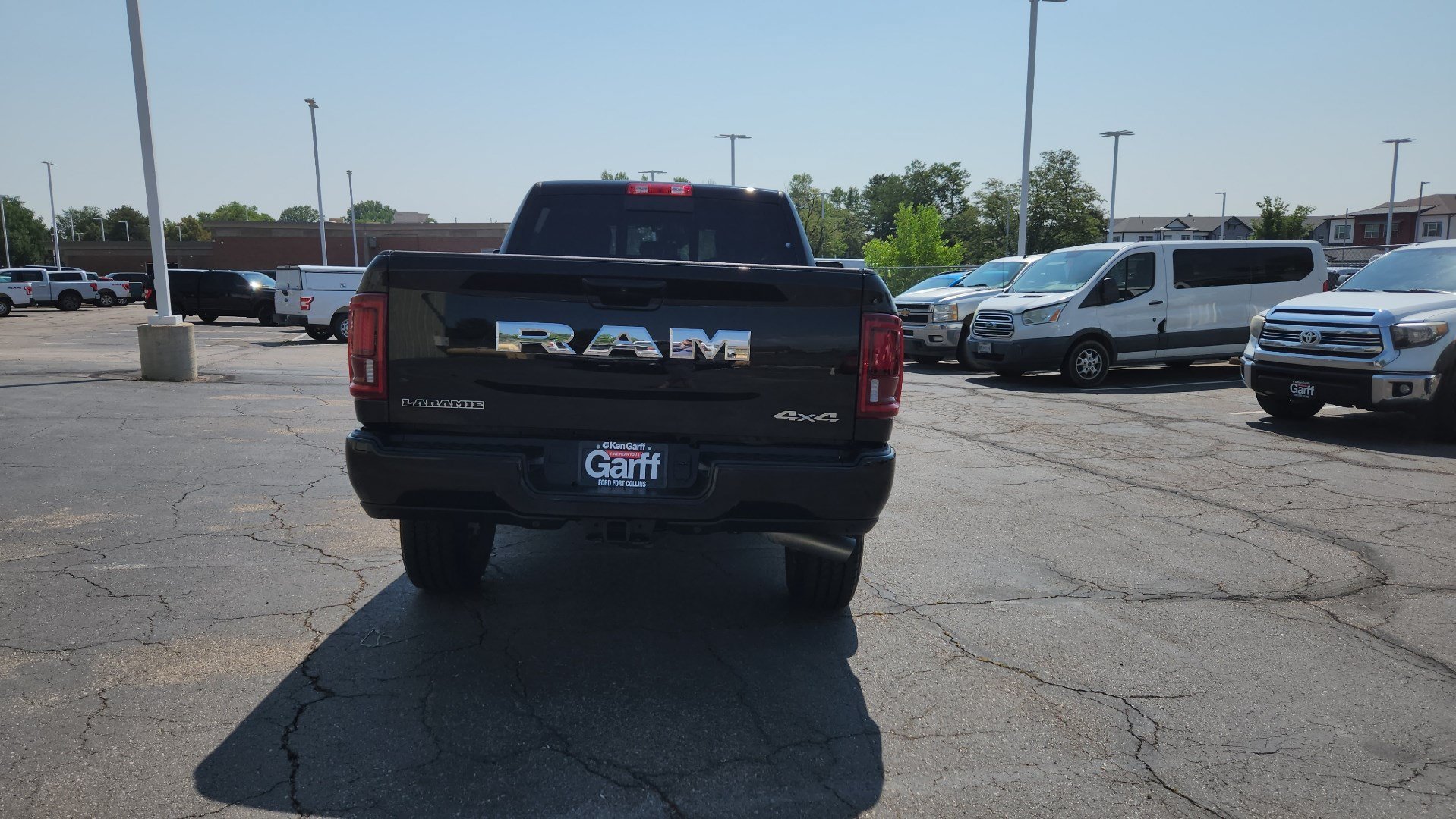 Used 2025 Diamond Black Crystal Pearlcoat Ram Laramie image 7