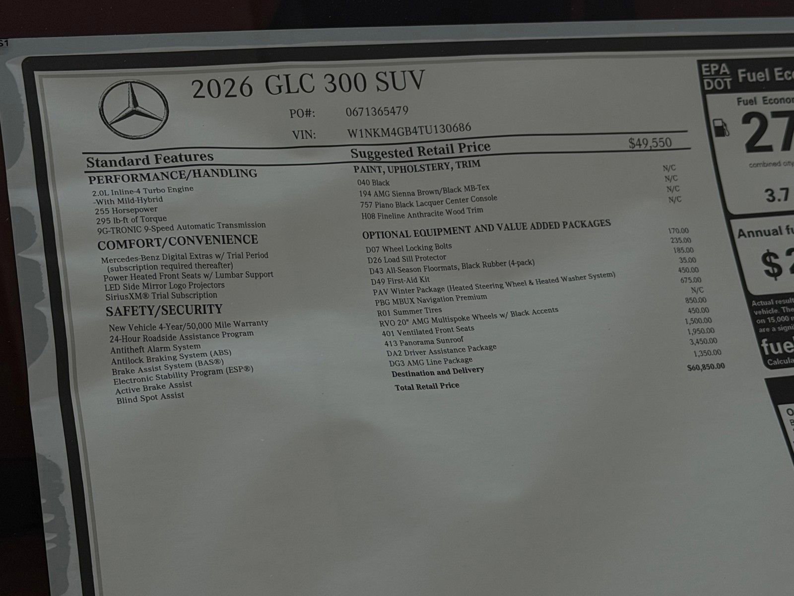 New 2026 Black Mercedes-Benz GLC 300 image 48
