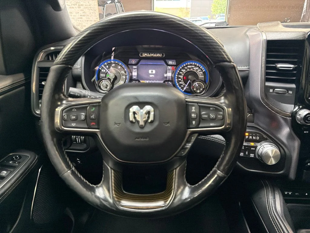 Used 2019 Ivory White Tri-Coat Pearlcoat Ram Limited image 19