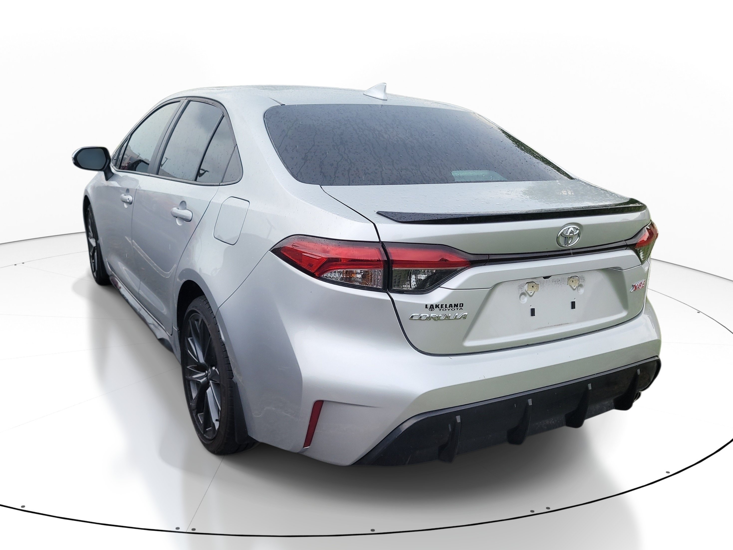 Used 2025 Classic Silver Metallic Toyota XSE image 4